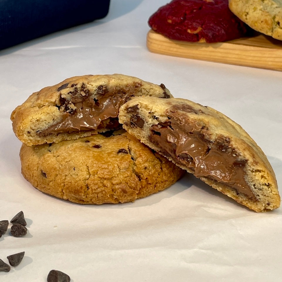 Cookie recheado com Creme de Avelã