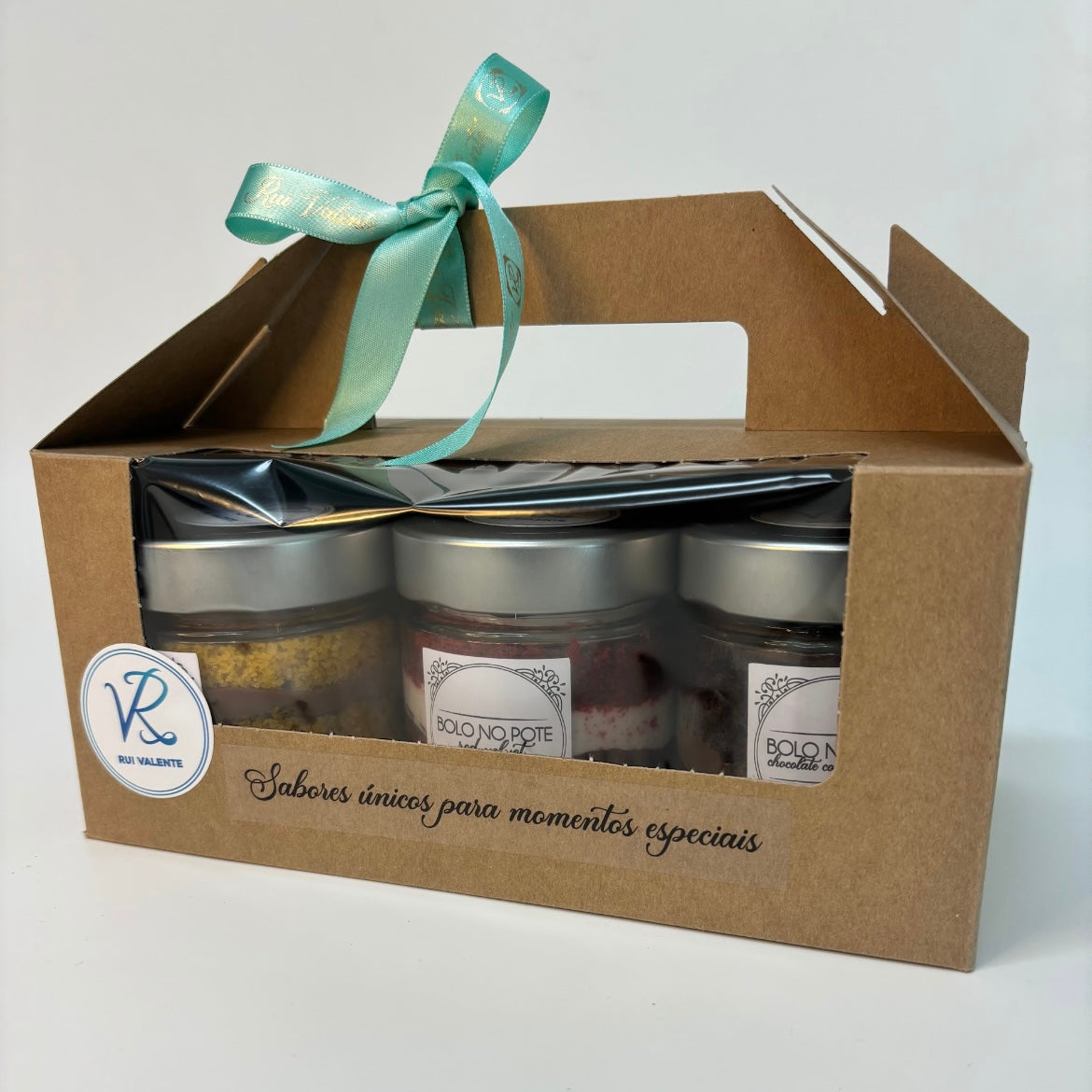 Kit 3 Bolos no Pote - Caixa de Prendas