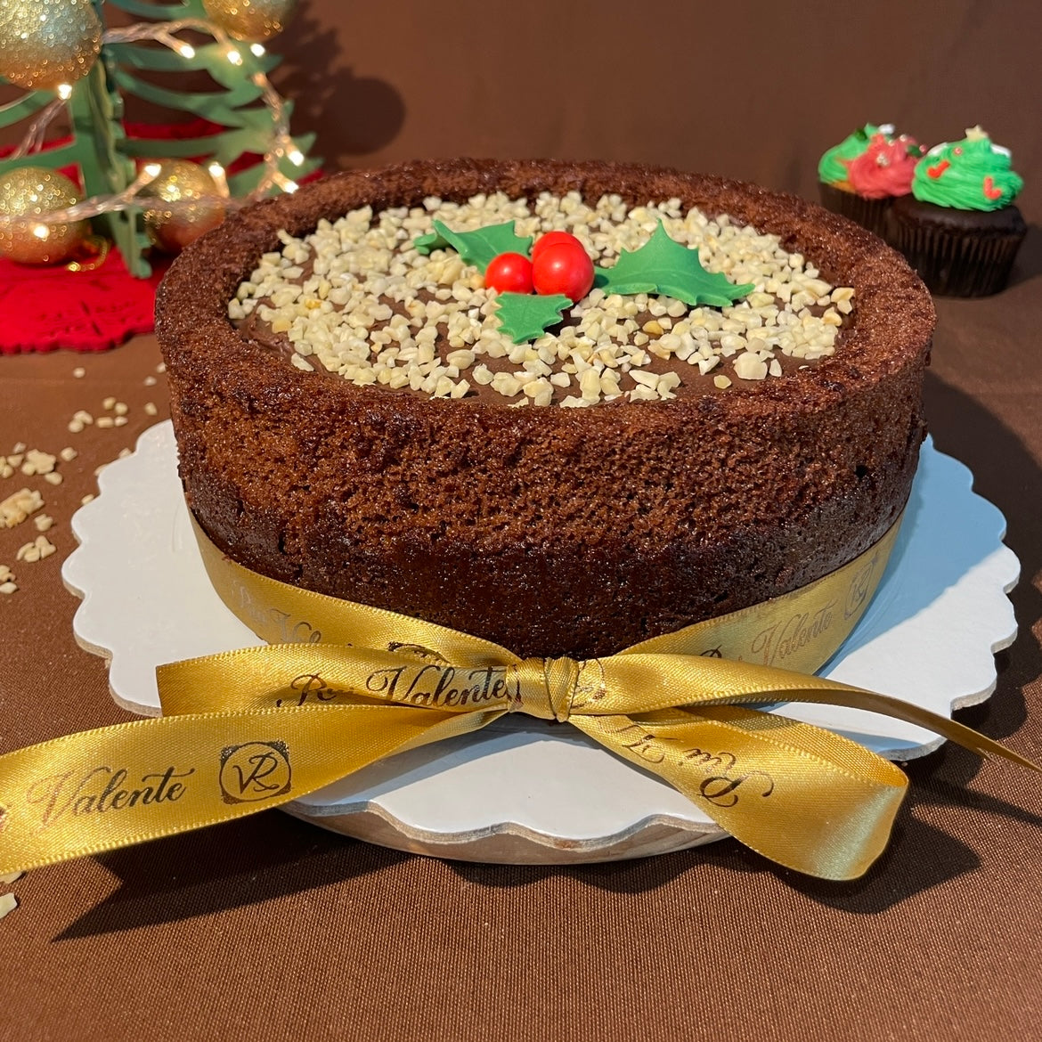 Pool Cake de Chocolate com recheio de Ganache de Vinho do Porto