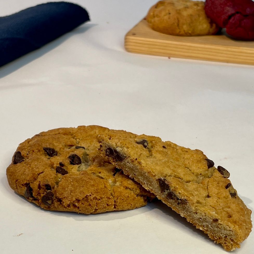 Cookie de Baunilha com Pepitas de Chocolate