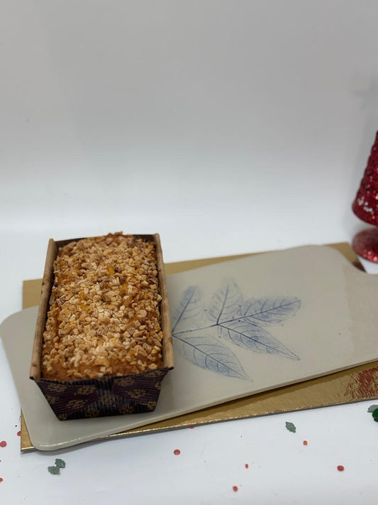 Caseirinho Laranja e Amêndoas na Tábua de Servir