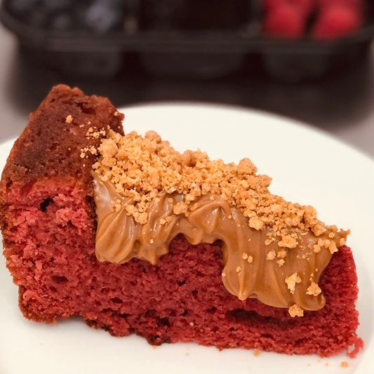 Pool Cake - Red Velvet e doce de leite